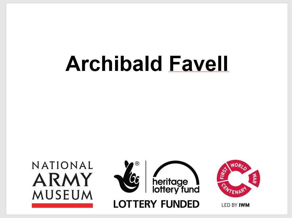 National Army Museum presentation