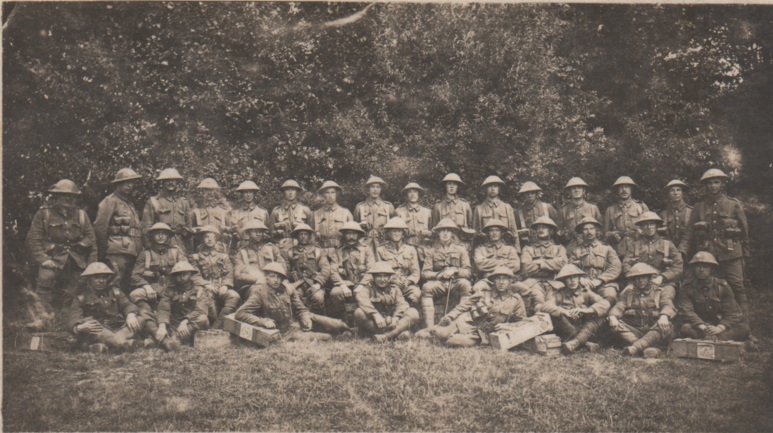 Isaac Favell standing 3rd right